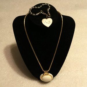 Coach 2 piece lot - necklace & bracelet